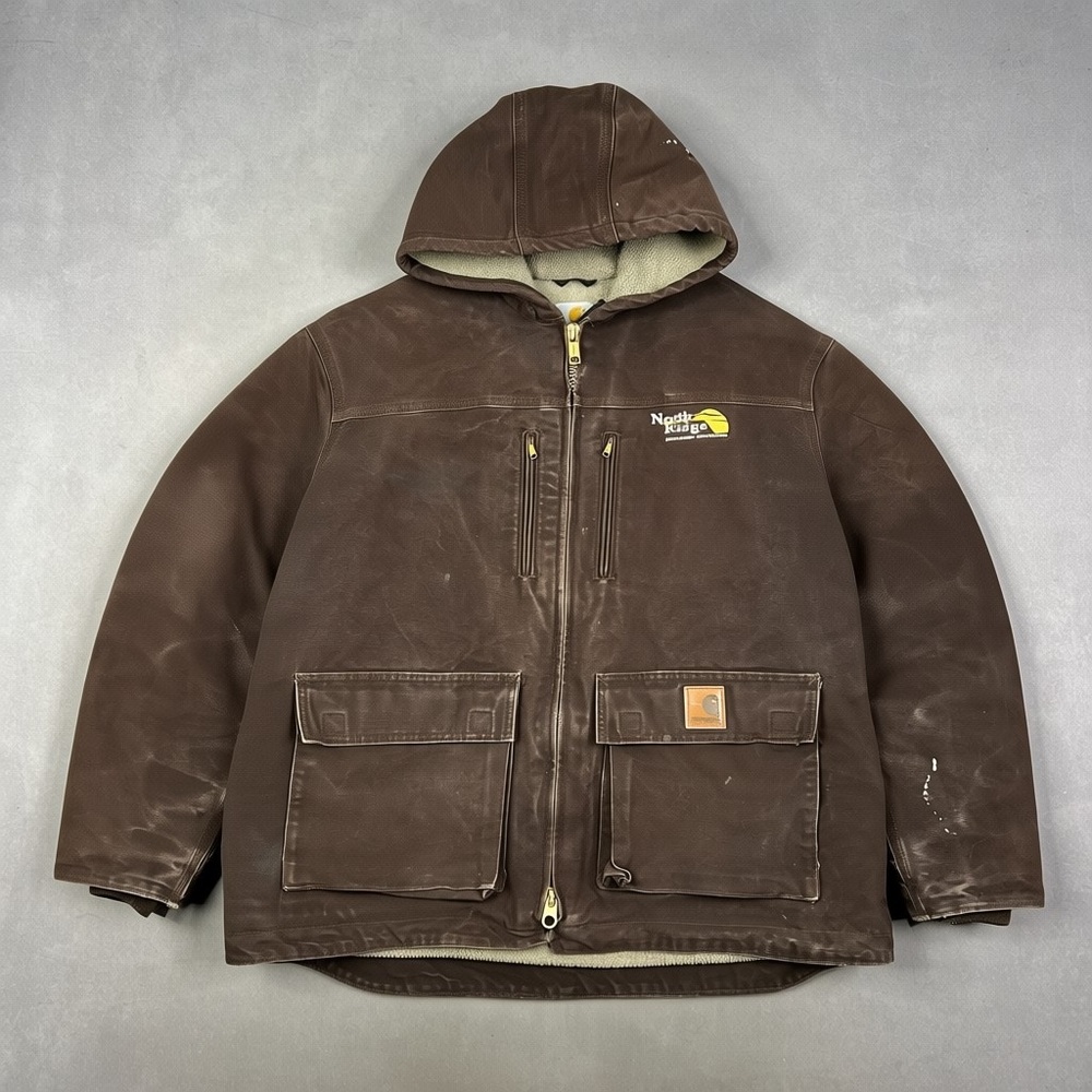 Carhartt Jacket Brown Work Wear